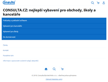 Tablet Screenshot of consulta.cz